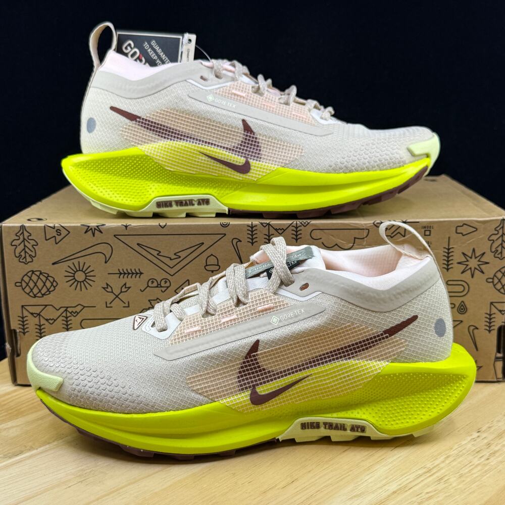 Nike Pegasus Trail 5 GORE-TEX Sanddrift Cyber FQ0912-101 Women’s Size 8